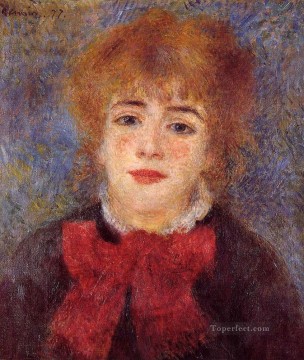 retrato de jeanne samary Pierre Auguste Renoir Pinturas al óleo